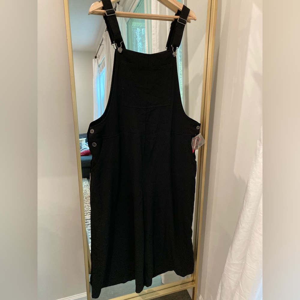 Target Xhileration Wide Leg Cropped Overalls Size XXL